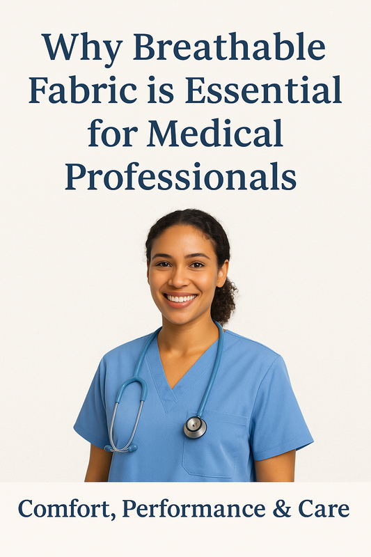 Why Breathable Fabric Matters in Medical Uniforms: Comfort, Performance & Care
